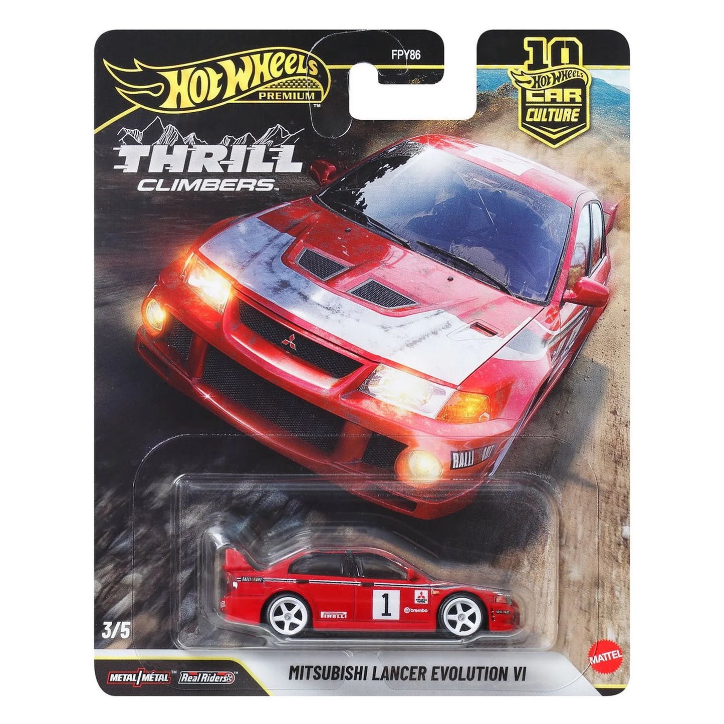 Hot Wheels Premium 1:64 Car Culture Thrill Climbers Set of 5 Case Q