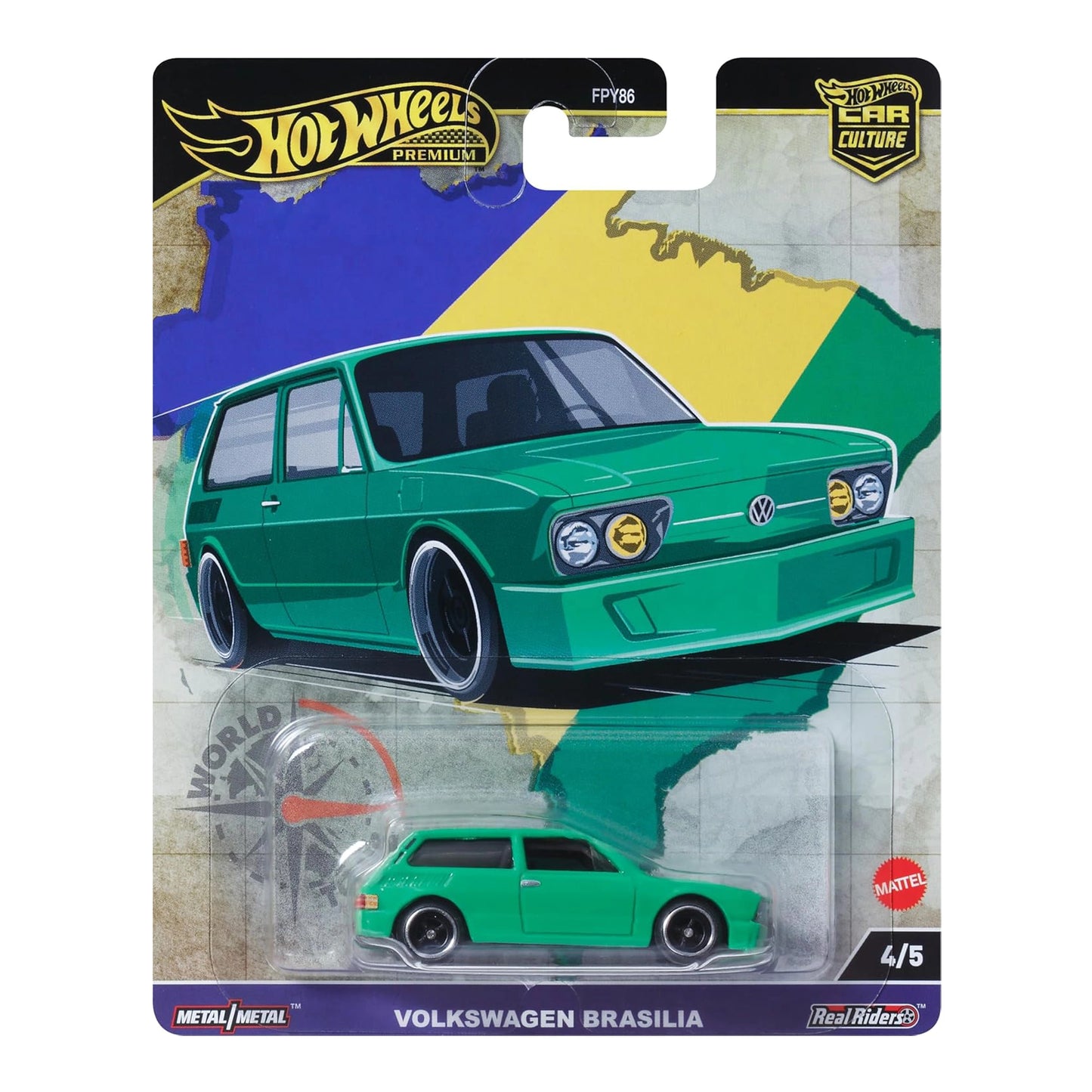 Hot Wheels Premium 1:64 Car Culture Volkswagen Brasilia