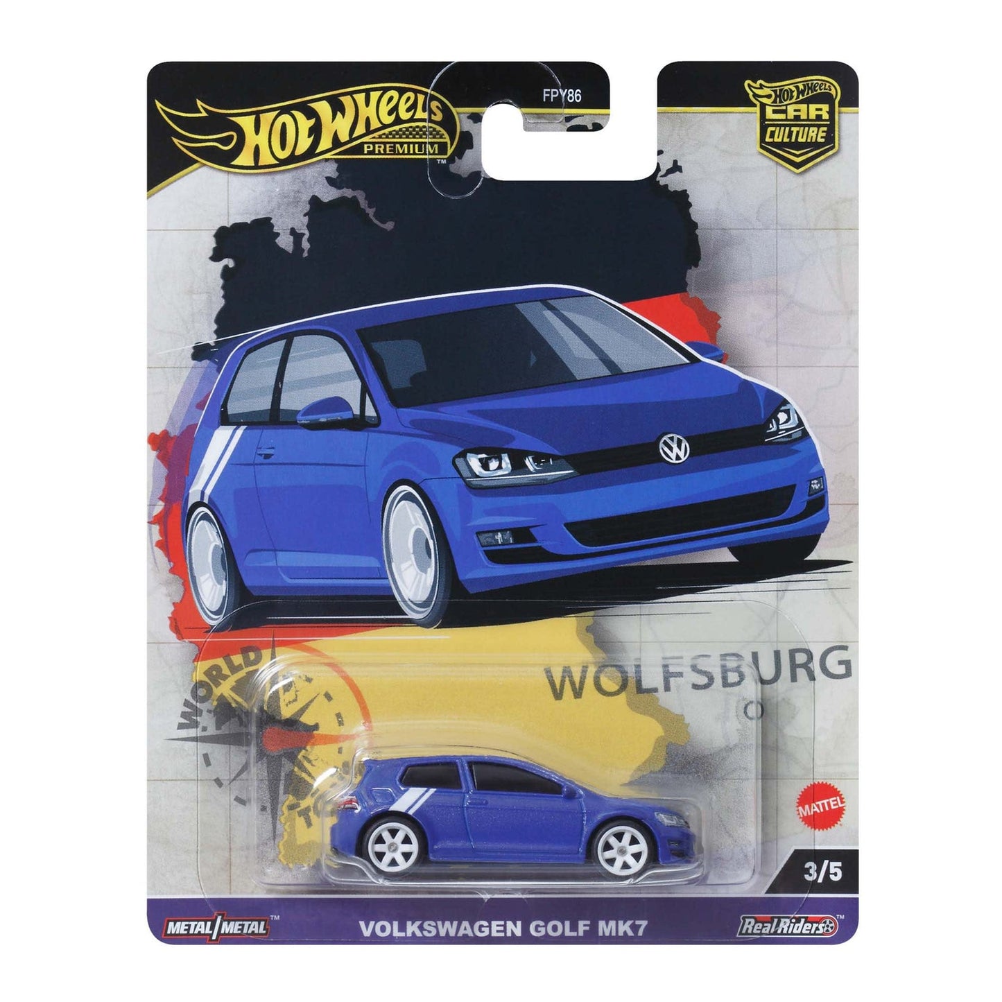 Hot Wheels Premium 1:64 Car Culture Volkswagen Golf MK7