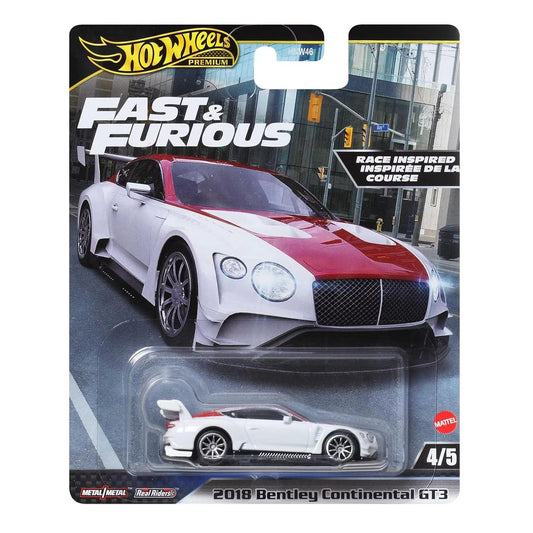 Hot Wheels Premium 1:64 Fast & Furious 2018 Bentley Continental GT3