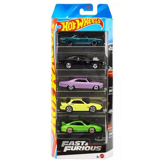 Hot Wheels Mainline 1:64 5 Pack Fast and Furious 2025