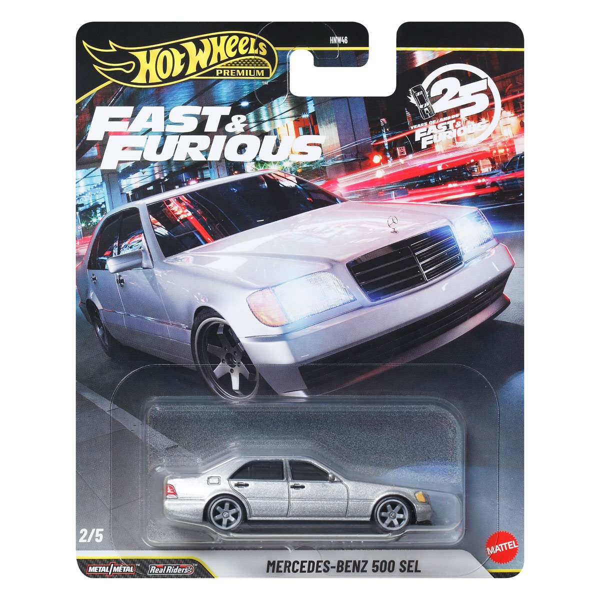 Hot Wheels Premium 1:64 Fast and Furious 25th Anniversary Case N Case of 10