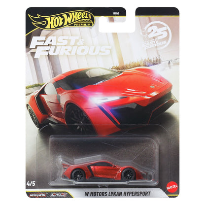 Hot Wheels Premium 1:64 Fast and Furious 25th Anniversary Case N Case of 10