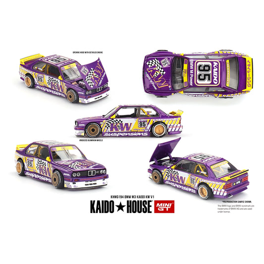 Kaido House 1:64 BMW M3 Kaido KW V1 Purple KHMG194