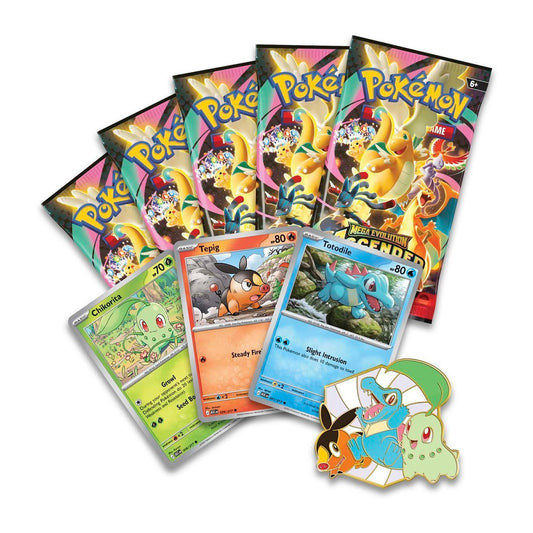 Pokémon TCG Mega Evolution Ascended Heroes First Partners Deluxe Pin Collection
