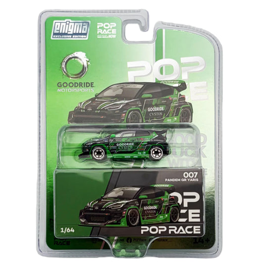 Pop Race Enigma 1:64 Pandem GR Yaris MotorSports Green PRE007