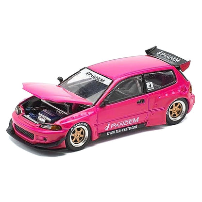 Pop Race Enigma 1:64 Pandem Civic EG6 Pink PRE008