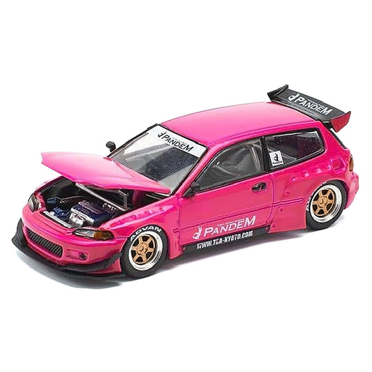 Pop Race Enigma 1:64 Pandem Civic EG6 Pink PRE008