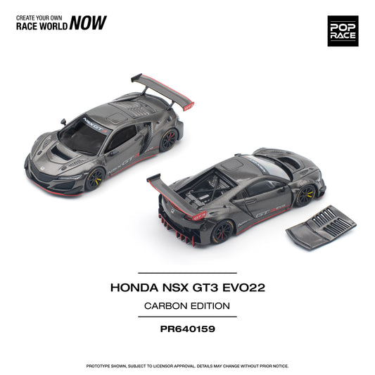 Pop Race 1:64 Honda NSX GT3 EVO22 Carbon PR640159